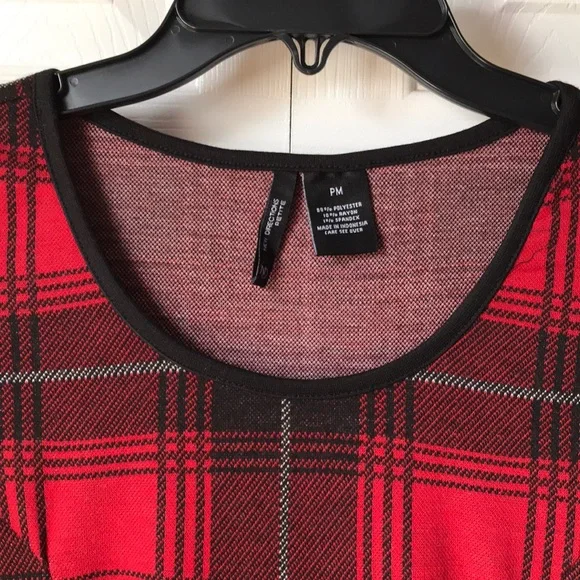 New Directions Petite Plaid Dress - Picture 4 of 6